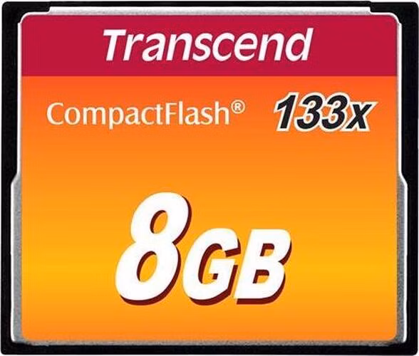 Transcend 8GB CF (133X) paměťová karta (MLC)