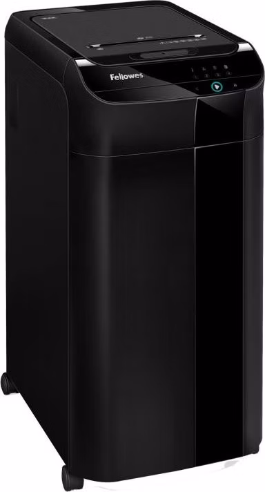 FELLOWES skartovač AutoMax 350 C/ křížový řez 4x38 mm/ objem koše 68 l/ certifikát NBÚ/ stupeň utajení P-4 (důvěrné)
