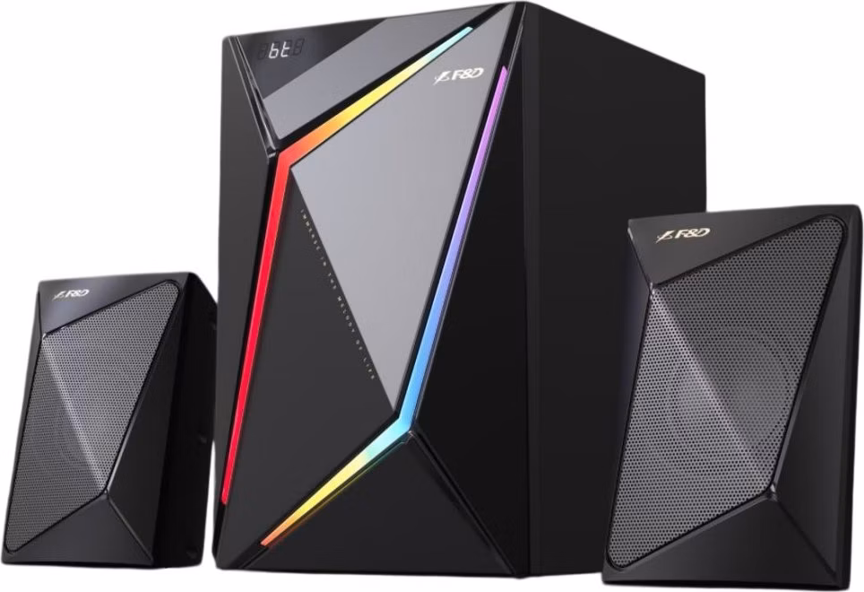 FENDA F&amp;D repro F690X/ 2.1/ 70W/ černé/ BT5.4/ USB/optický/FM/USB-C/ RGB/ dálkové ovládání