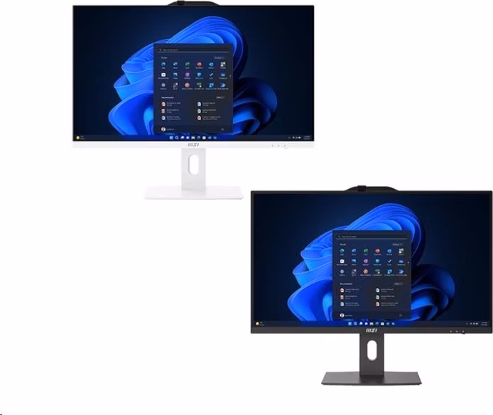 MSI PC AiO PRO AP272P 14M-1002XEU, i3-14100, 27" FHD, Anti-Glare, Non-touch, 8GB, 512GB SSD, N/A, No OS, Bílá