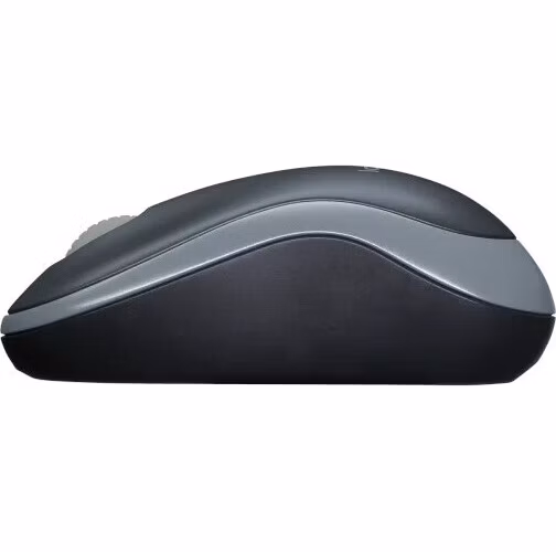 Logitech M185/Kancelárska/Optická/1 000 DPI/Bezdrôtová USB/Šedá