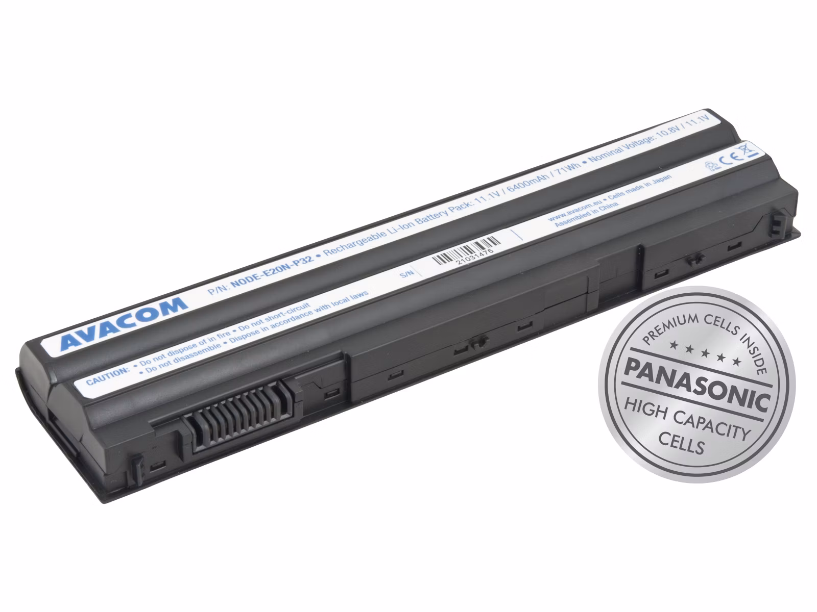 AVACOM Náhradní baterie Dell Latitude E5420, E5530, Inspiron 15R, Li-Ion 11,1V 6400mAh 71Wh