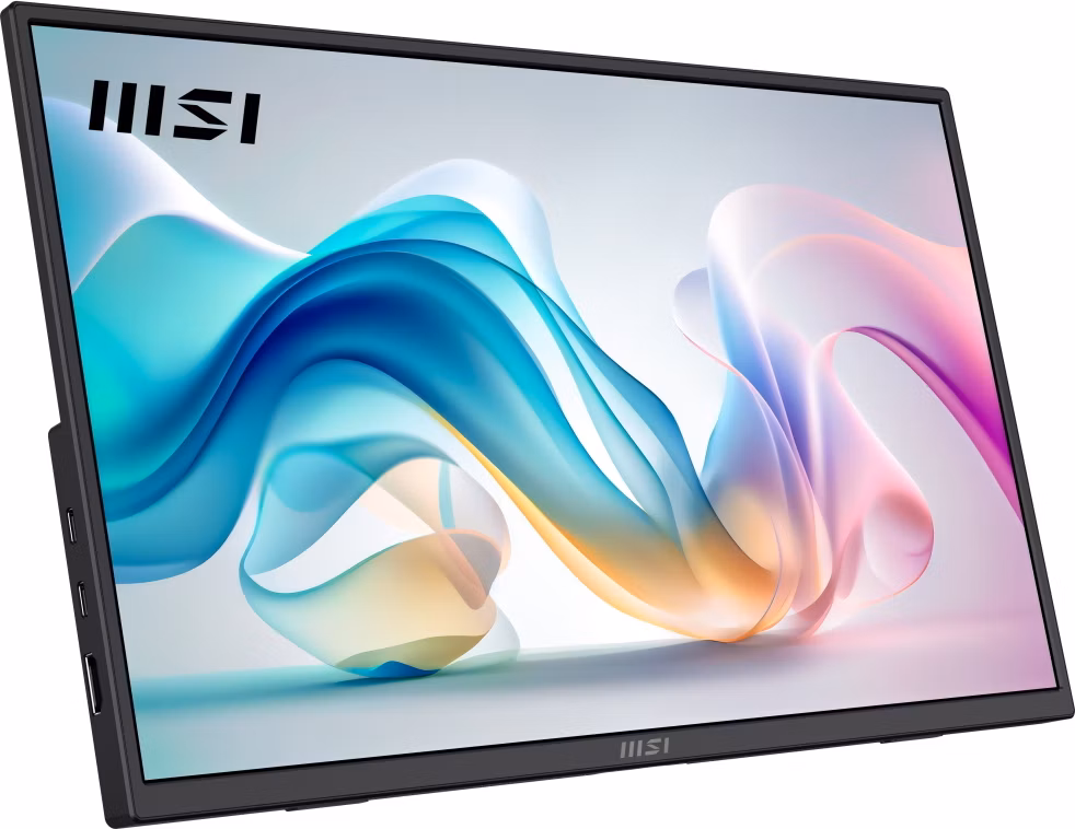 MSI PRO MP165 E6/ 15,6"/ 1920x1080/ IPS/ 4ms/ 60Hz/ 250cd/m2/ 1000:1/ HDMI/ VESA/ černý