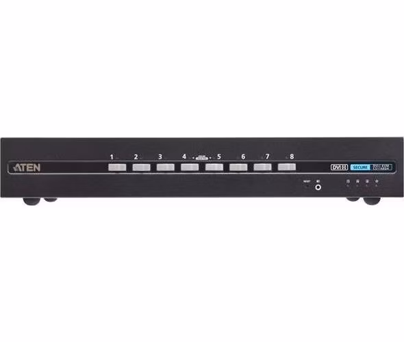 ATEN CS1148D4 8portový zabezpečený přepínač KVM USB DVI se dvěma displeji (kompatibilní s PSD PP v4.0)