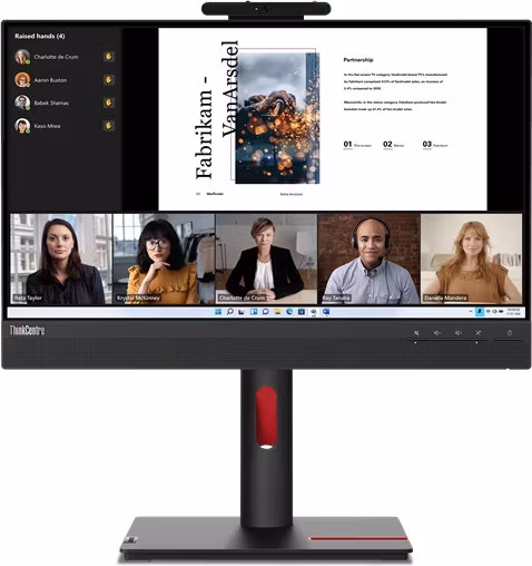 Lenovo TIO22 Gen5 Touch/ 21,5" IPS/ 1920x1080/ 16:9/ 250cd/m2cmd/ 1000:1 / 4ms/ HDMI/ DP/ USB/ VESA/ PIVOT/ černý