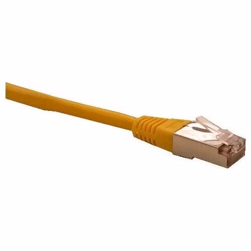 Patch cord FTP cat5e 0,25 M žltý