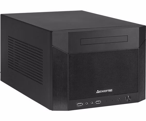 CHIEFTEC skříň Pro Cube Mini CN-01B-OP, ITX, Black, bez zdroje