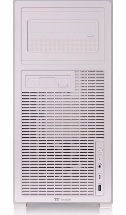 THERMALTAKE Case Retro 360 TG Mid Tower, ATX, Průhledná bočnice, 1x 120mm Fan, béžová