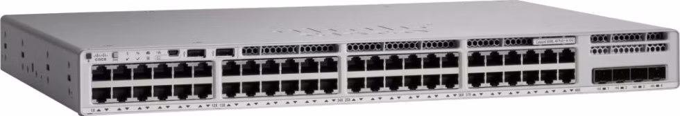 Cisco Catalyst 9200L 48-port  Partial PoE+, 4 x 10G, NW Essentials