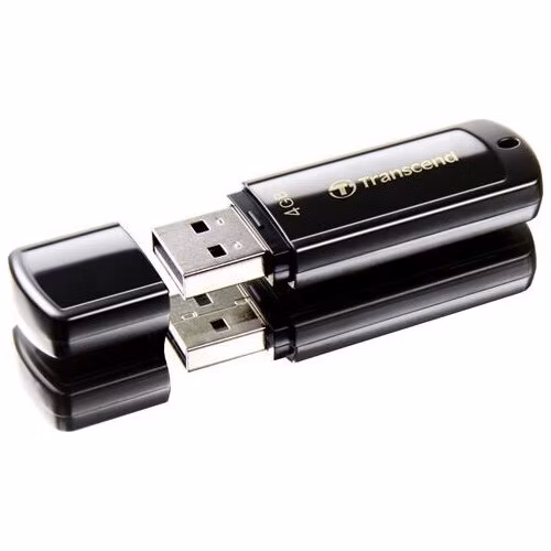 TRANSCEND Flash disk 4GB JetFlash®350, USB 2.0 (R:13/W:4 MB/s) čierna