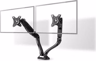 Nedis MMNTDO100BK - Držák Pro Počítačový Monitor | Dvojité Rameno Na Monitor | Full Motion | 10–32"