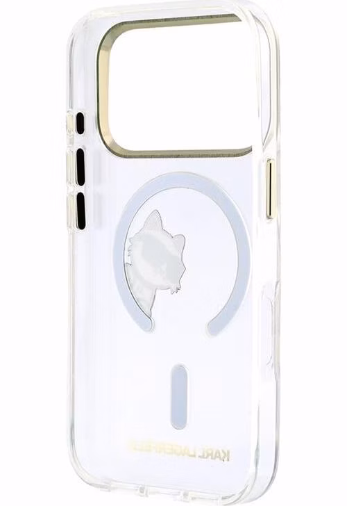 Karl Lagerfeld IML Choupette Peekaboo Magsafe kryt iPhone 18 Pro Max priehľadný