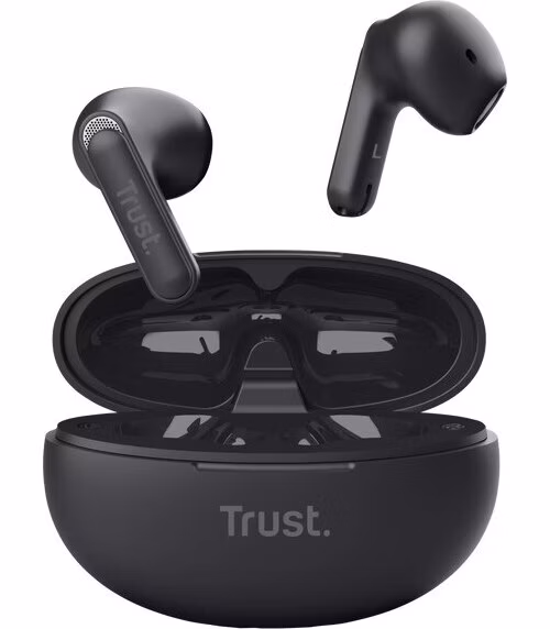 TRUST sluchátka Yavi, Bluetooth, špunty, černá