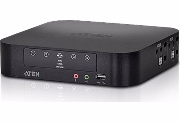 ATEN KVM switch CS-1942, Mini DisplayPort Dual View 2PC, USB , Audio