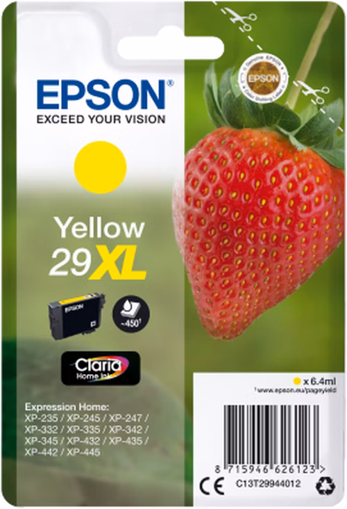 Epson inkoustová náplň/ T2994/ Singlepack 29XL Claria Home Ink/ Žlutá