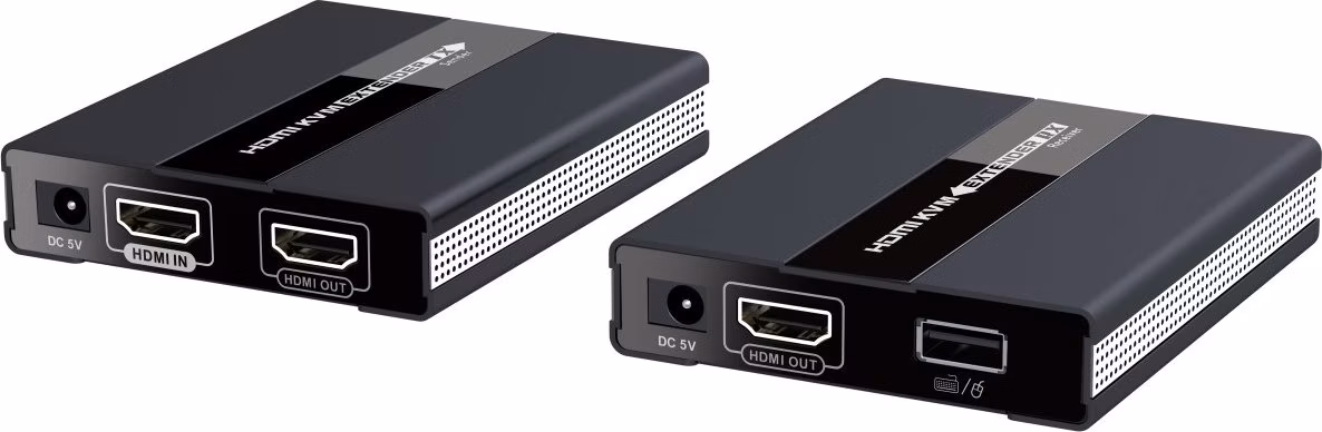 PremiumCord HDMI KVM extender s USB na 60m cez jeden kábel Cat5/6, bez oneskorenia