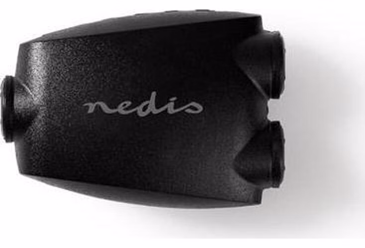 Nedis CAGB25940BK - TosLink Adaptér | TosLink Zásuvka – 2x TosLink Zásuvka | Černá