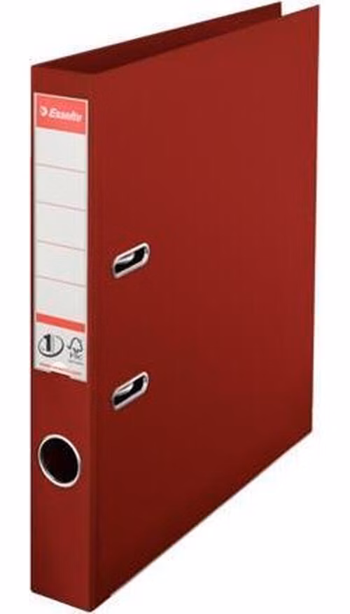 ESSELTE No. 1 pákový pořadač Power A4 50mm červený