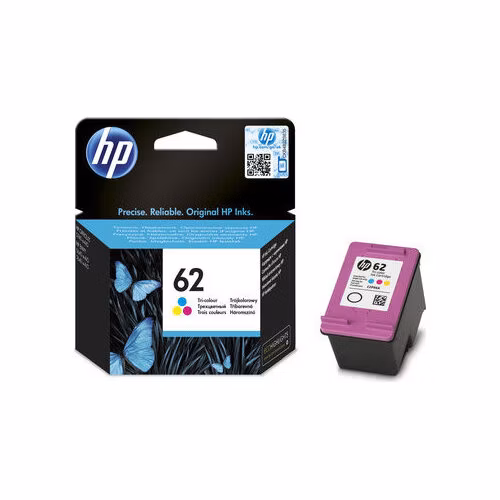 HP 62 Tri-color Original Ink Cartridge (165 pages)