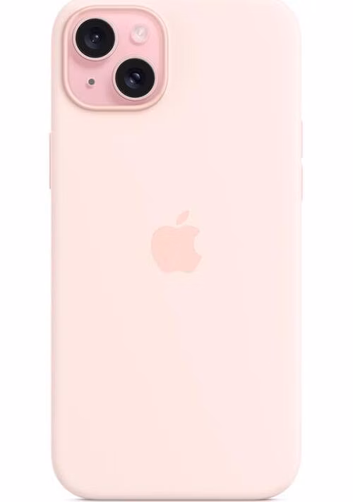 iPhone 15 Plus Silicone Case with MagSafe - Light Pink *Poškodený obal*