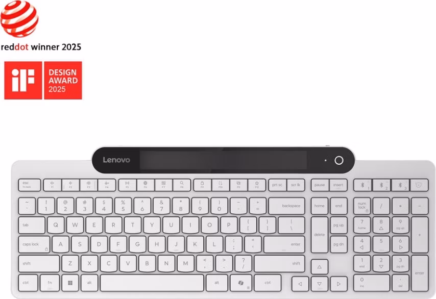 LENOVO 800 Self-Charging Bluetooth Keyboard-Czech,Slovakia - klávesnica