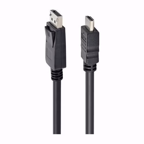 Gembird kábel DisplayPort (M) na HDMI (AM), 1.8 m, čierny