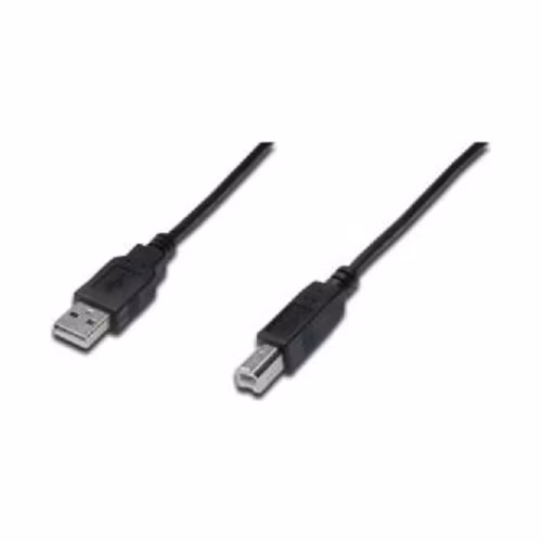 Digitus Připojovací kabel USB 2.0, typ A - B M / M, 0,5 m, černý