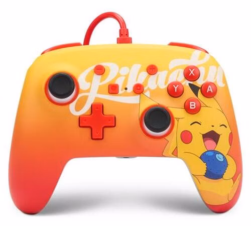PowerA Enhanced Wired Controller for Nintendo Switch - Oran Berry Pikachu