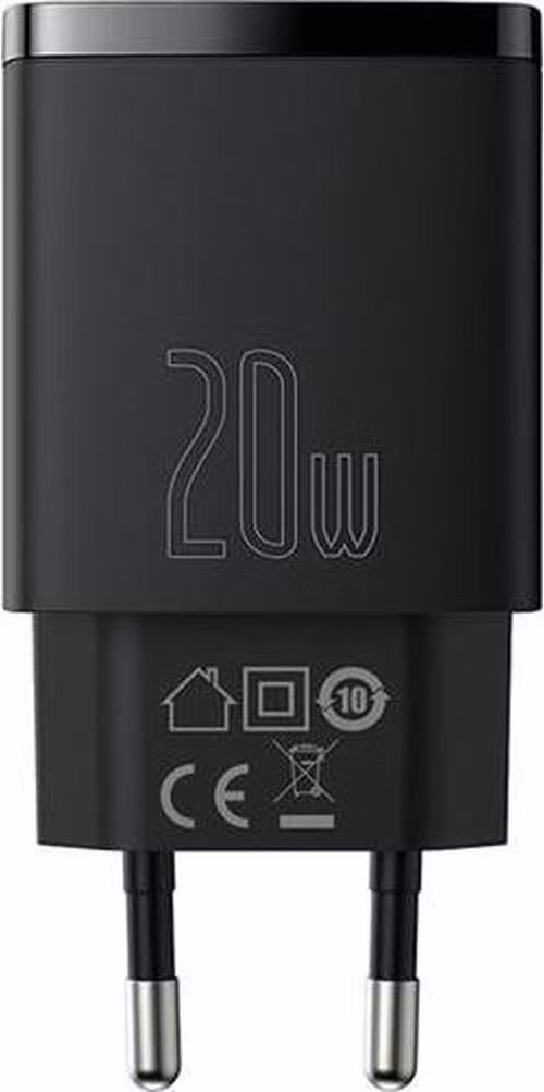 Baseus CCXJ-B01 Compact Quick Nabíjačka USB/USB-C 20W Black