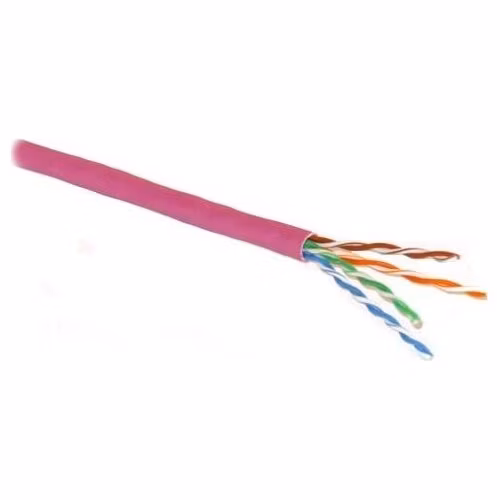 PLANET kabel UTP, drát, 4pár, Cat5e, LS0H, Planet Elite, Dca (balení 305m) fialový