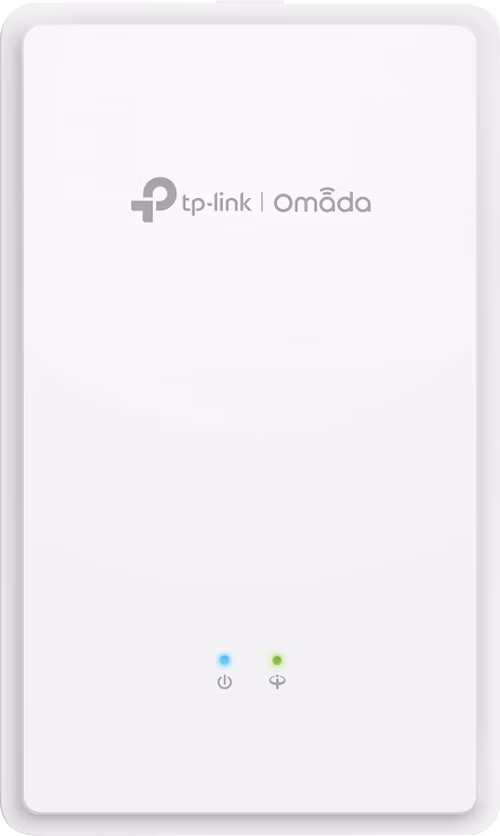 Omada AX1800 Wall-Plate Dual-Band Wi-Fi 6 GPON Access Point PORT: 1×SC/UPC GPON+2×1G RJ45 Port(One support Poe Out)+1×R