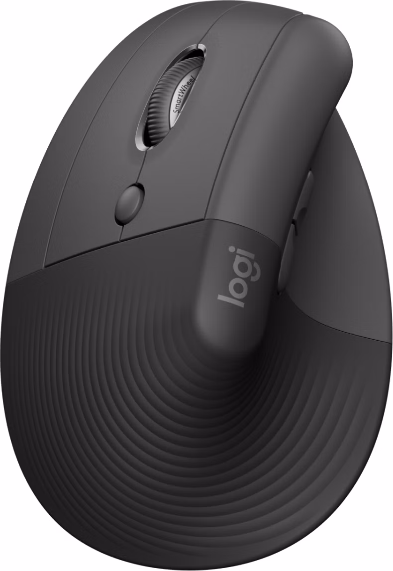 Logitech® Lift Left Vertical Ergonomic Mouse for Business - GRAPHITE / BLACK, pre ľavákov