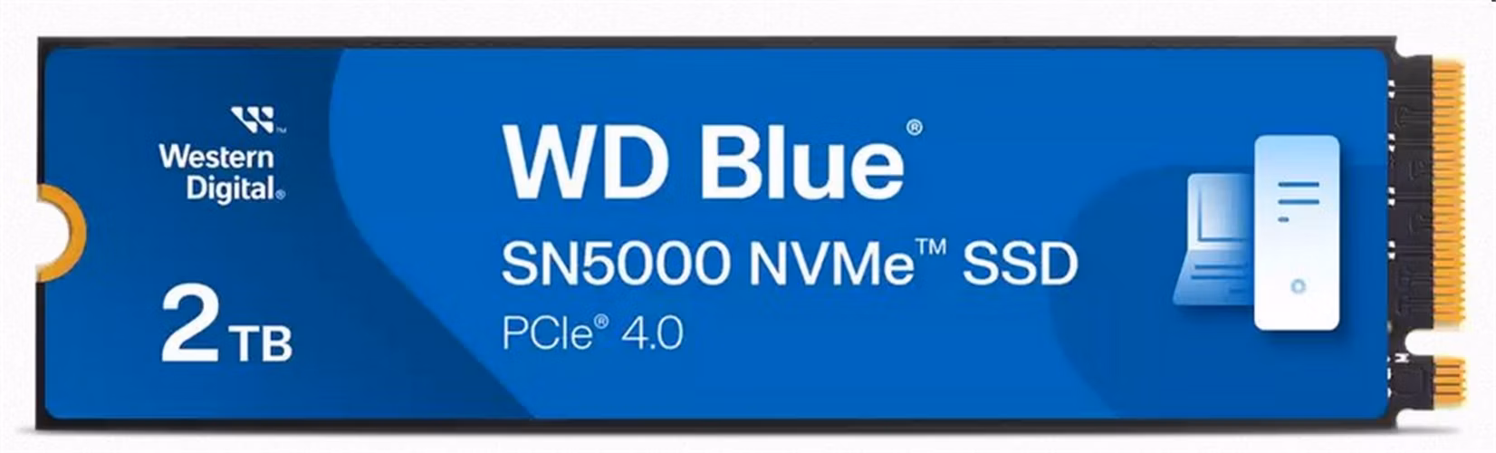 WD Blue SN5000 SSD Powered by SanDisk 2TB M.2 NVMe Gen4 5150/4850MBps