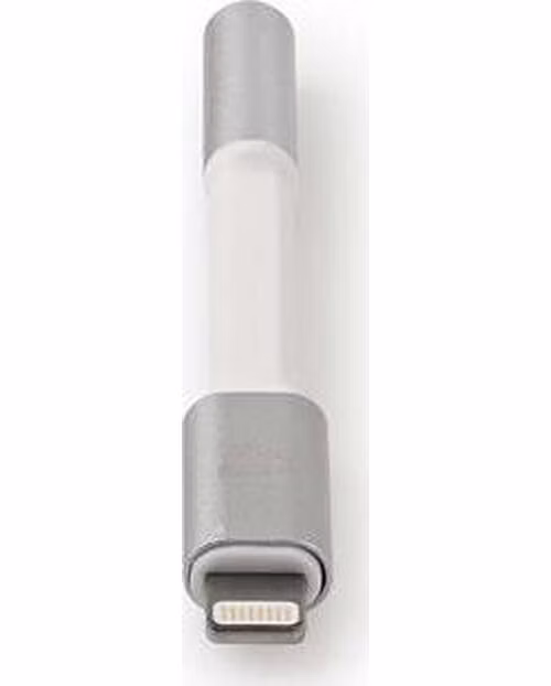 Nedis CCTB39950AL015 - Apple Lightning Adaptér | Apple Lightning 8-pin Zástrčka - 3,5mm Zásuvka | 0,15 m | Hliník