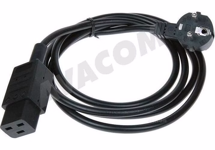 AVACOM Napájecí síťový kabel pro UPS a servery, PC 230V 16A (F), 2m C19