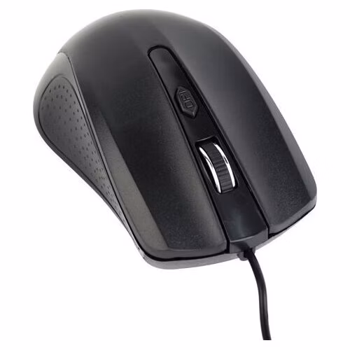 Myš GEMBIRD MUS-4B-01, drôtová, optická, 1200 dpi, USB, čierna