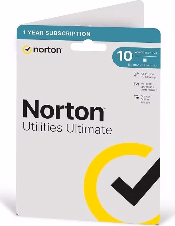 NORTON UTILITIES ULTIMATE WL CZ 1 uživatel  10 zařízení 1 rok ESD