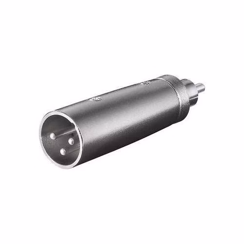 PremiumCord XLR mikrofonní redukce, XLR male - Cinch male