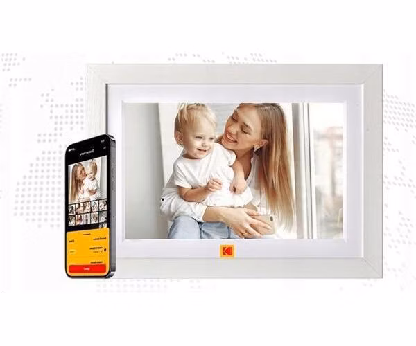 KODAK RCF-1018W WHT 10" fotorámik Wifi, biely