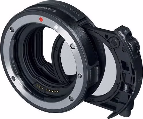 Canon EF-EOS R adaptér s polarizačním filtrem