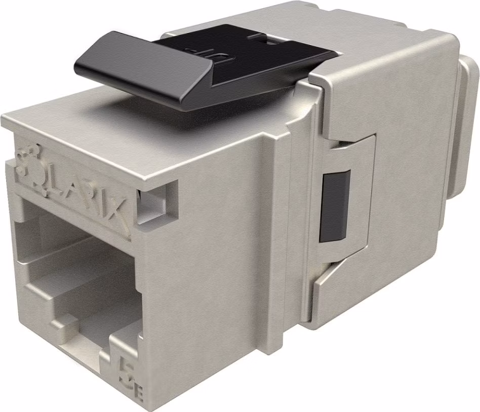 Solarix keystone c5e STP RJ45 černý pro kleště  SXKJ-NA-BU SXKJ-5E-STP-BK-NA