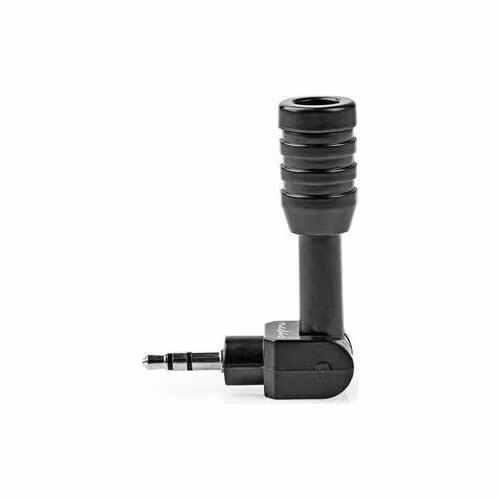 Nedis MICMJ100BK - Kabelový Mikrofon | Mini | Zásuvný | 3.5 mm | Černá barva