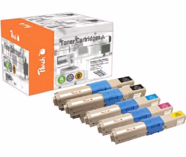 PEACH kompatibilní toner OKI 44469704-9803 MultiPack Plus, 2x3500, 3x2000 str.