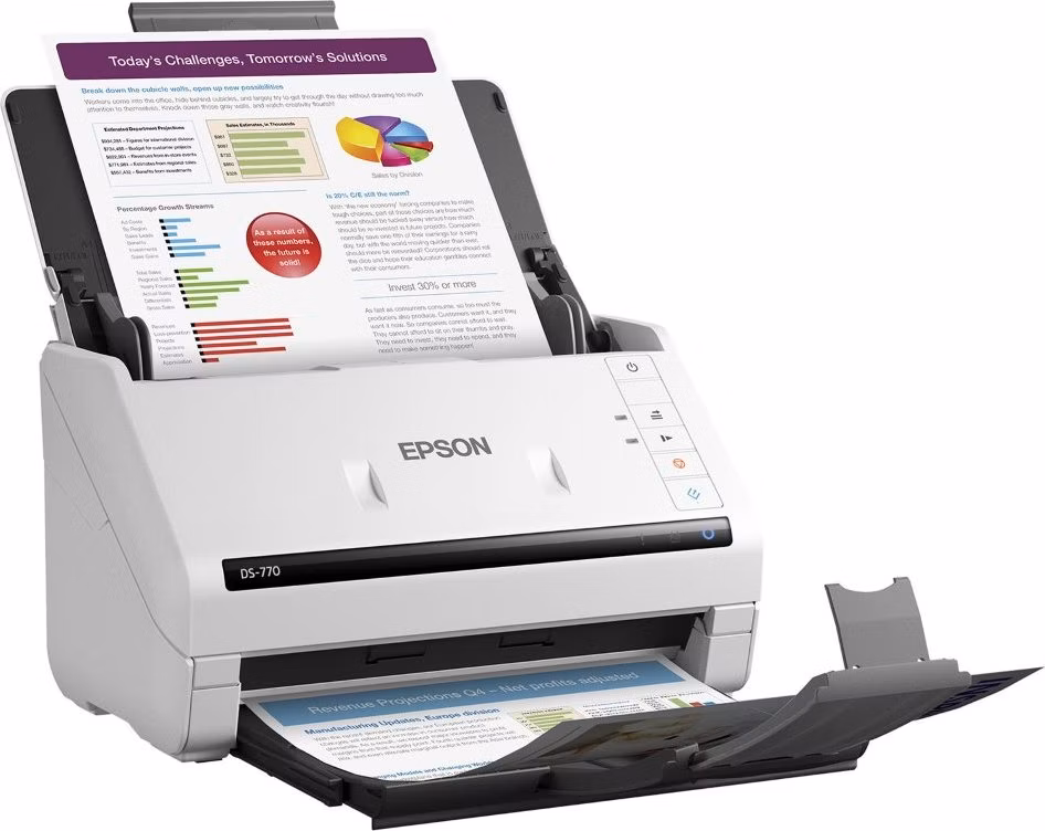 Epson skener WorkForce DS-770/ Dokumentový A4/ 600dpi/ DADF/ USB