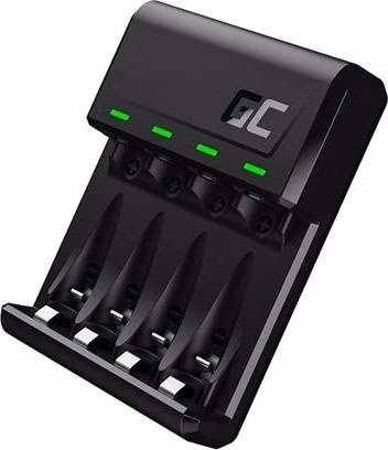 Green Cell VitalCharger pro baterie AA AAA R6 R03 Ni-MH s Micro USB a USB-C portem