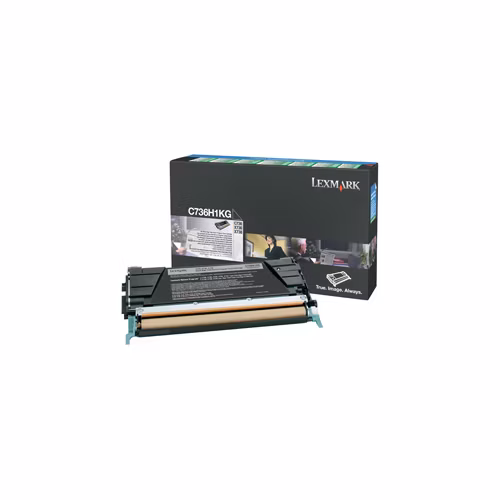 C736, X736, X738 Black High Yield Return Programme Toner Cartridge (12K)
