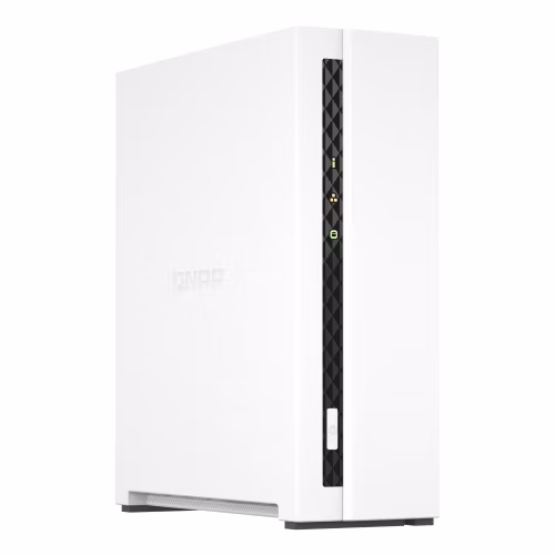 QNAP TS-133 (4core 1,8GHz + NPU, 2GB DDR4 RAM, 1x SATA, 1x GbE, 1x USB 2.0, 1x USB 3.2)