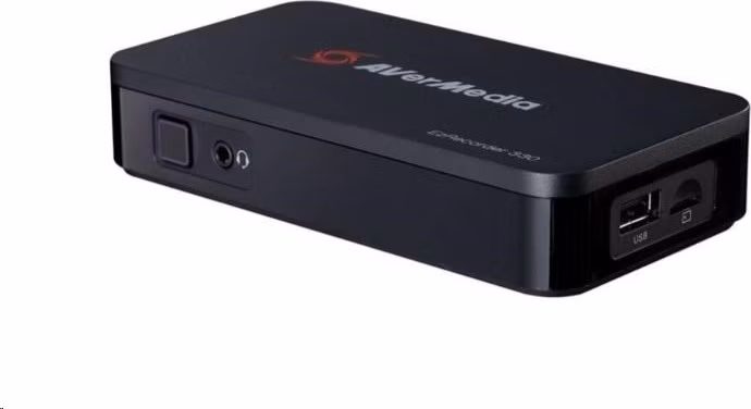 AVERMEDIA záznamové zařízení EzRecorder 330, externí, dálkový ovladač, časovač, černá