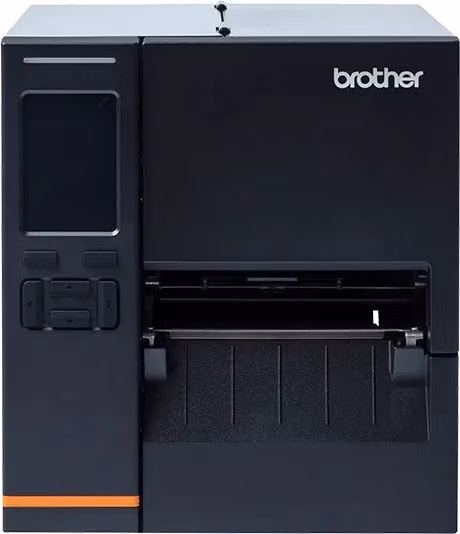 Brother TJ-4121TN (průmyslová termální tiskárna štítků,dotyk.displej,300 dpi, max šířka 105,7mm), USB, RS232, LAN, 128MB