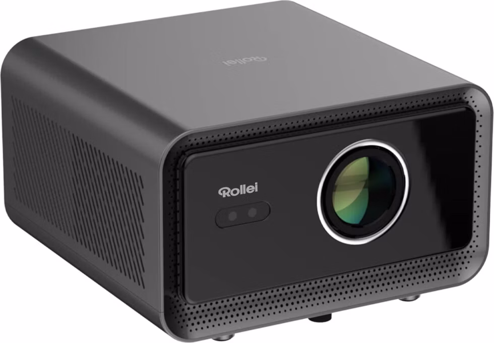 Rollei chytrý přenosný projektor SB-718 1080p až 4K/ 1000 ANSI/ 1000:1/ HDMI/ USB/ BT/ Wi-Fi/ Repro/ šedý